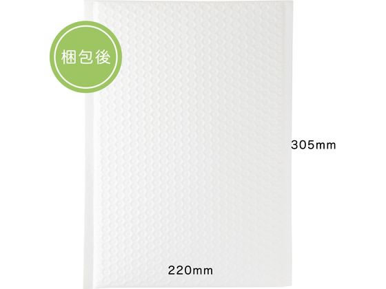 紺屋商事 ラミネート宅配封筒 白 ネコポスサイズ 10枚入 1パック(ご注文単位1パック)【直送品】