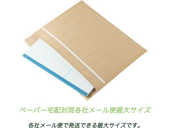 紺屋商事 ペーパー宅配封筒 ネコポスサイズ 6枚入×5パック 1箱（ご注文単位1箱)【直送品】