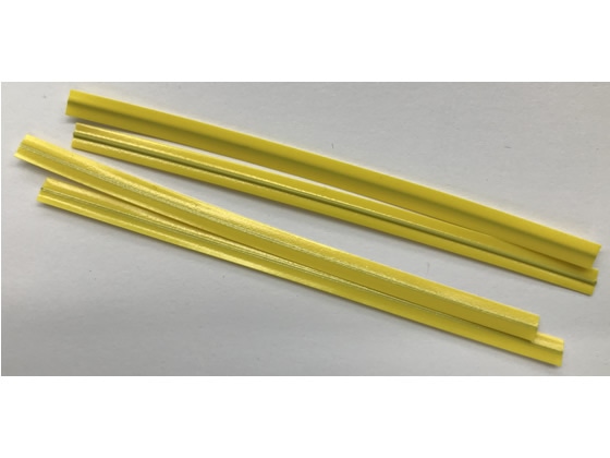 共和 ビニタイ 黄 塩ビ 4mm×8cm 1000本 QA-080-2G 1袋(ご注文単位1袋)【直送品】