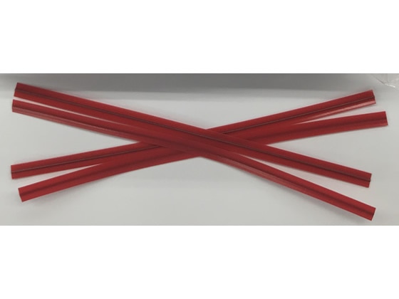 共和 ビニタイ PVC 4mm×10cm 1000本 赤 QA-100-4G 1袋(ご注文単位1袋)【直送品】