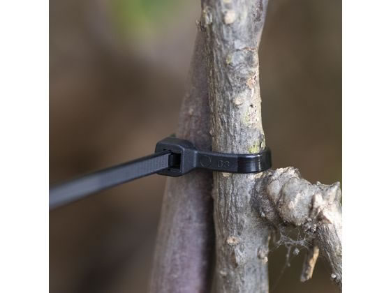 紺屋商事 結束バンド 屋外用 150mm 黒 100本入 1パック(ご注文単位1パック)【直送品】