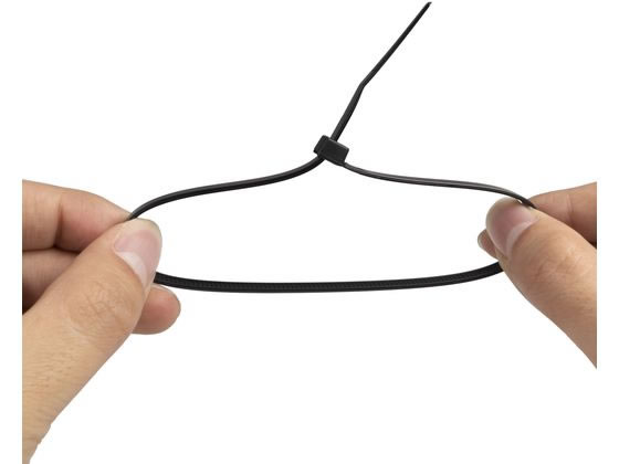 紺屋商事 結束バンド 屋外用 250mm 黒 100本入 1パック(ご注文単位1パック)【直送品】