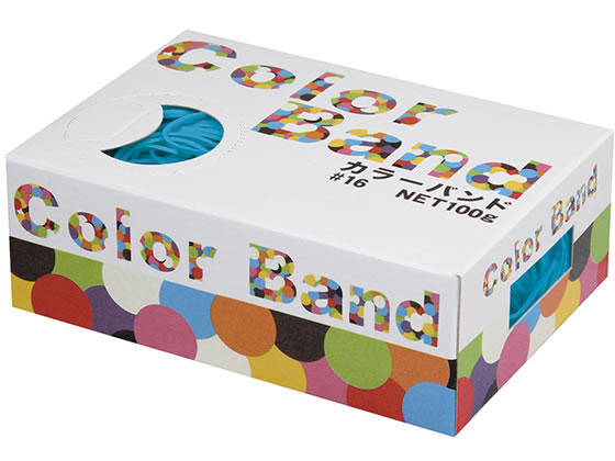 共和 カラーバンド 100g ライトブルー GGK-100-LB 1箱（ご注文単位1箱)【直送品】