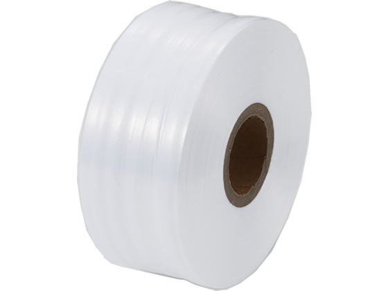 紺屋商事 PEレコード巻テープ 50mm×500m 白 00720000 1巻(ご注文単位1巻)【直送品】