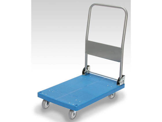 カナツー プラスチック静音台車150kg荷重 PLA150YESM2-DX 1台（ご注文単位1台)【直送品】