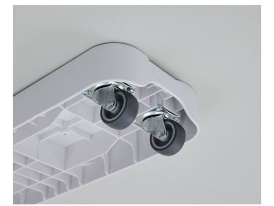 YAMAZEN 家庭用平台車 スキマ忍者 ホワイト SNJ-30-WH 1個(ご注文単位1個)【直送品】