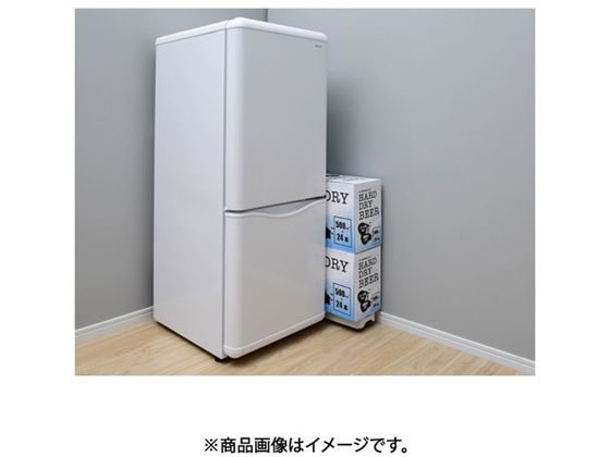 YAMAZEN 家庭用平台車 スキマ忍者 ホワイト SNJ-30-WH 1個(ご注文単位1個)【直送品】