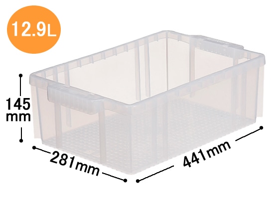 三甲 サンボックス13 透明 201312 1個(ご注文単位1個)【直送品】