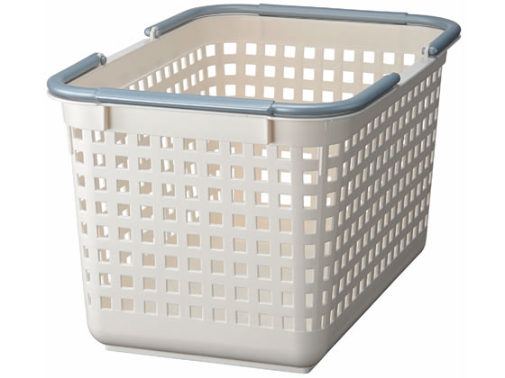 吉川国工業所 バスケット Mサイズ ホワイト SCB-4 1個(ご注文単位1個)【直送品】