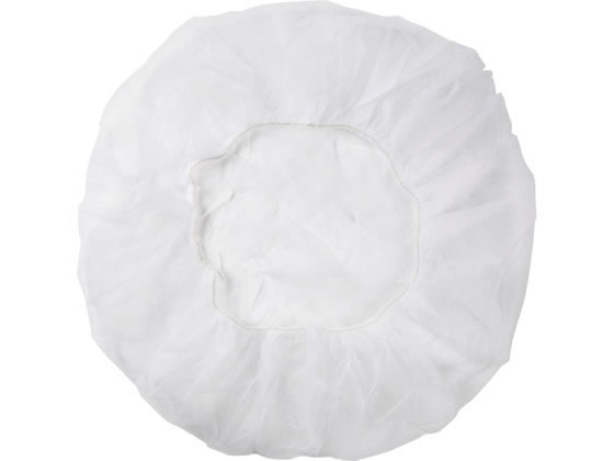 伊藤忠 不織布キャップ ホワイト 100枚 XCW-2 1袋(ご注文単位1袋)【直送品】