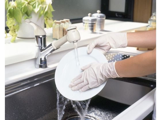 ショーワ ナイスハンド きれいな手つかいきりグローブ ゴムM 100枚 1箱（ご注文単位1箱)【直送品】