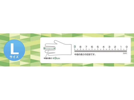 システムポリマー 使い捨てビニール手袋 L 粉無 100枚 CZVT-100L 1箱(ご注文単位1箱)【直送品】