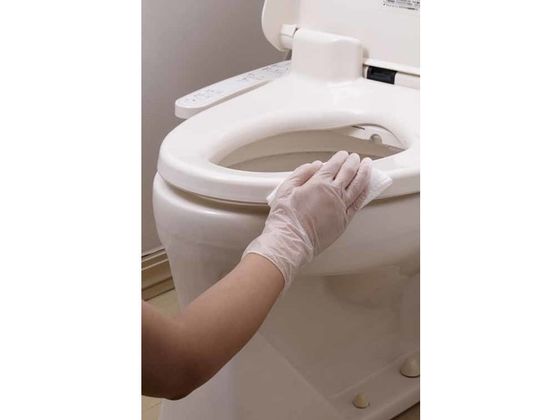 ビニール使い捨て手袋 NO806 ナイスハンドお手軽手袋 100枚 M 1箱(ご注文単位1箱)【直送品】