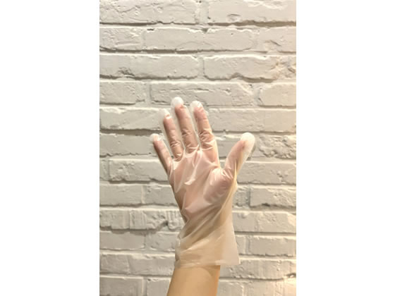 錦尚金 ゆうゆうグローブTPE 手袋 M 100枚 384902 1箱(ご注文単位1箱)【直送品】