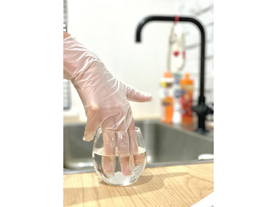 錦尚金 ゆうゆうグローブTPE 手袋 L 100枚 384903 1箱(ご注文単位1箱)【直送品】