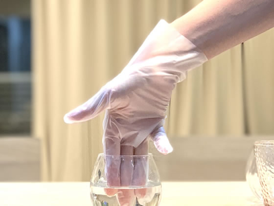 錦尚金 ゆうゆうグローブTPE 手袋 L 100枚 384903 1箱(ご注文単位1箱)【直送品】