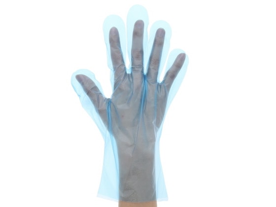 エブノ No.374 型押しエンボスグローブ S ブルー 200枚 374 1箱(ご注文単位1箱)【直送品】