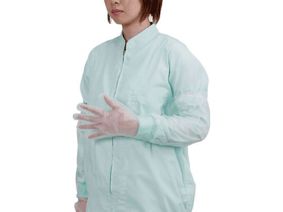 川西工業 ポリエチエンボスロング フリー クリア 30枚 #2011 1箱(ご注文単位1箱)【直送品】