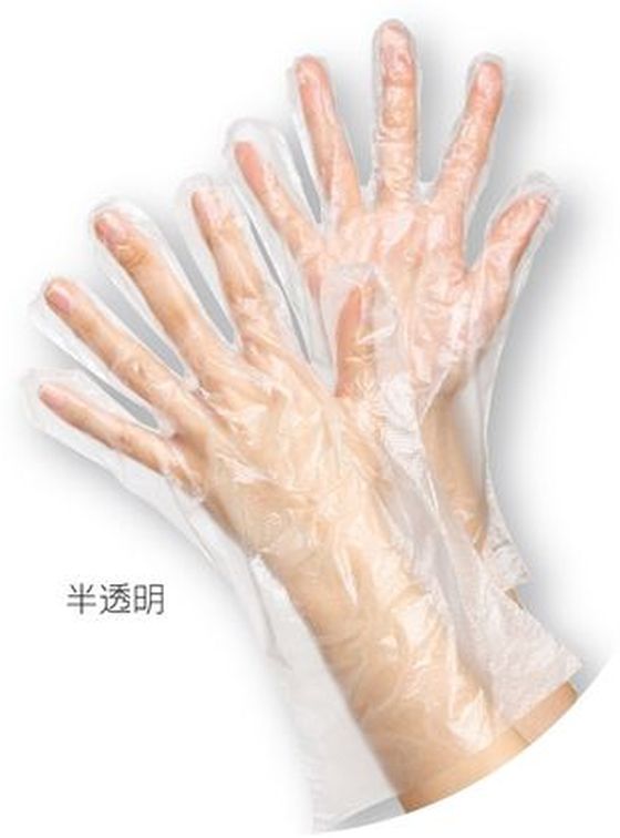 やなぎプロダクツ ポリHD手袋 Lサイズ 100枚入 TB-204 1パック(ご注文単位1パック)【直送品】