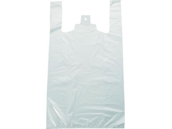 TRUSCO レジ袋 45/45号 530×440(295)mm 乳白 100枚 1袋(ご注文単位1袋)【直送品】