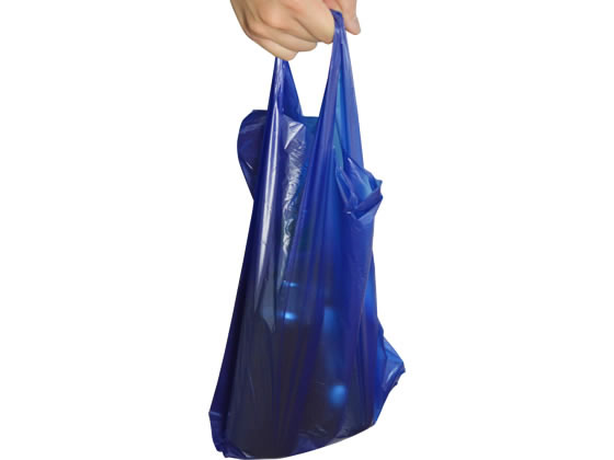 伊藤忠 レジ袋 紺 M 100枚 IRLM-NM 1パック(ご注文単位1パック)【直送品】