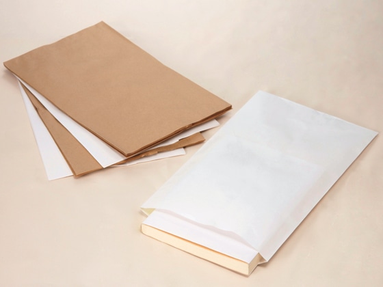 ヘイコー 柄小袋ストレートタイプ 白無地 H-8 280×205mm 100枚 1パック(ご注文単位1パック)【直送品】