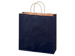スーパーバッグ カラー紙手提げ袋 M 紺 200枚 92660200 1箱（ご注文単位1箱)【直送品】