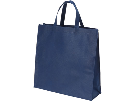 サンナップ 不織布バッグマチ付 小 ダークブルー 10枚入 FBH-33DB 1パック(ご注文単位1パック)【直送品】