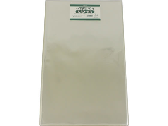 ヘイコー クリスタルパック 530×320mm 100枚 S32-53 #6748800 1パック(ご注文単位1パック)【直送品】