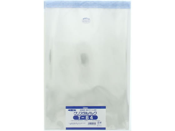 ヘイコー クリスタルパック 380×270mm T-B4 100枚 #6743300 1袋（ご注文単位1袋)【直送品】