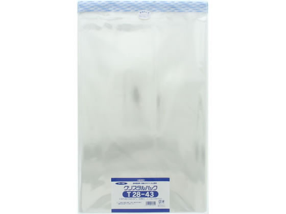 ヘイコー クリスタルパック 430×280mm T28-43 100枚 1袋（ご注文単位1袋)【直送品】