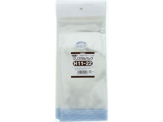 ヘイコー クリスタルパック 220×110mm 100枚 H11-22 #6792600 1袋(ご注文単位1袋)【直送品】