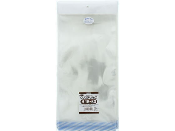 ヘイコー クリスタルパック 300×160mm 100枚 H16-30 #6747500 1袋(ご注文単位1袋)【直送品】