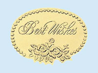 ヘイコー ロールシール ベストウイッシュ 金 M 500片 7066003 1巻(ご注文単位1巻)【直送品】