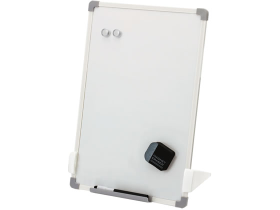 アスカ スタンドつきホワイトボード Mサイズ 300×450mm VWB077 1枚(ご注文単位1枚)【直送品】