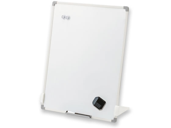 アスカ スタンドつきホワイトボード Lサイズ 600×450mm VWB078 1枚(ご注文単位1枚)【直送品】