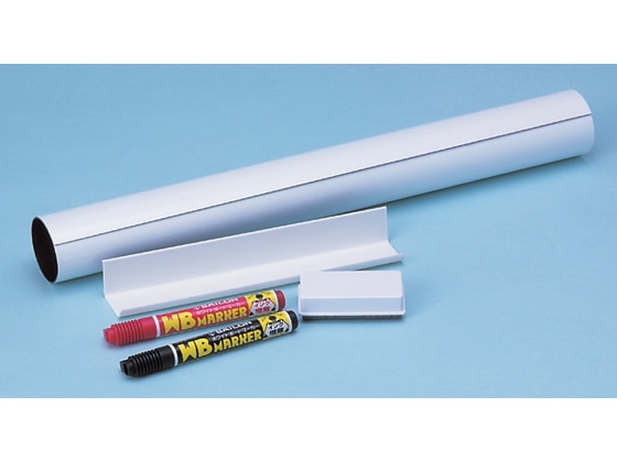 マグエックス マグネットホワイトボードシート 超特大 MSHW-90180-M 1セット(ご注文単位1セット)【直送品】