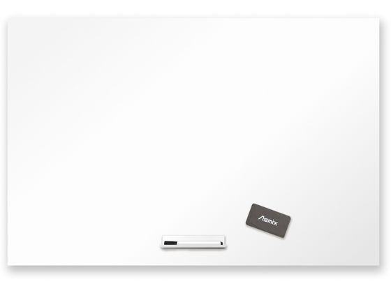 アスカ 抗菌ホワイトマグネットシート LL 無地 900×600mm AWM03 1枚(ご注文単位1枚)【直送品】