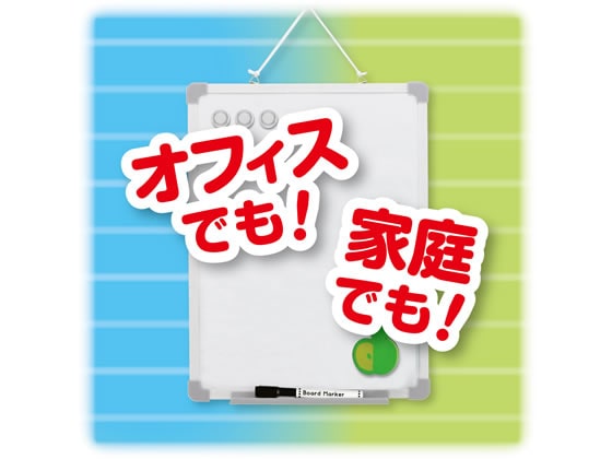 アスカ ホワイトボード Mサイズ 300×400mm VWB061 1枚(ご注文単位1枚)【直送品】