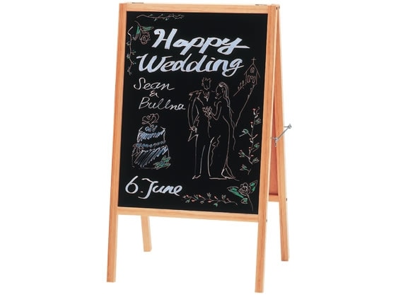 アイリスオーヤマ 両面ブラックボード ナチュラル GXB-77ナチュラル 1枚(ご注文単位1枚)【直送品】