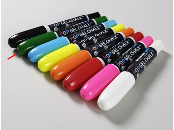 馬印 ポップゲルチョーク 緑 BPG-G 1本(ご注文単位1本)【直送品】