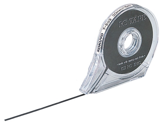 コクヨ 罫線引きテープ 黒 3mm幅(ホワイトボード用) T-503 1個(ご注文単位1個)【直送品】