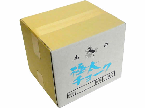 馬印 極太チョーク 赤 25本 C903 1箱(ご注文単位1箱)【直送品】