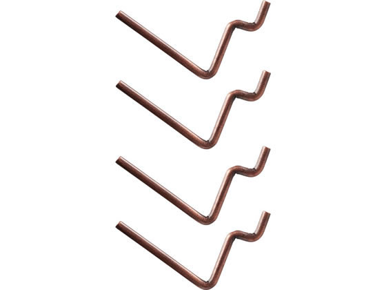 キングジム PEGGY L字フック 茶 PGP01チヤ 1個(ご注文単位1個)【直送品】