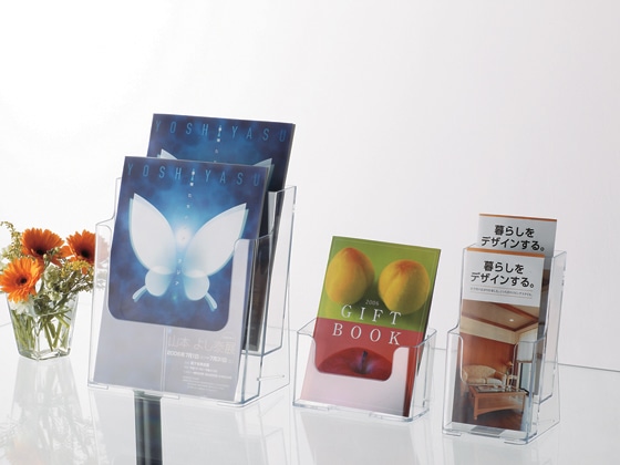 セキセイ カタログスタンドA4三つ折2段 CSD-2776 1個（ご注文単位1個)【直送品】