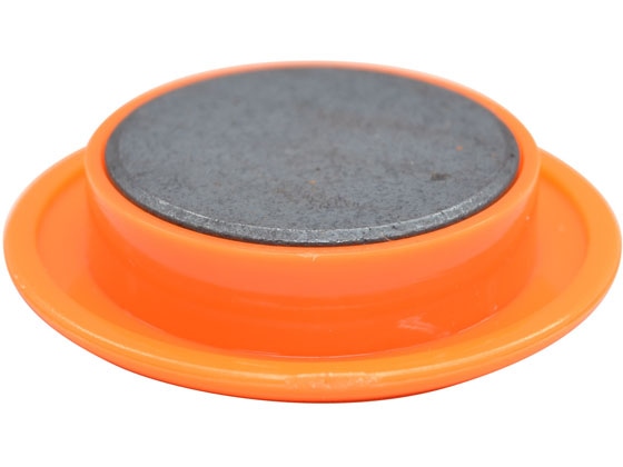 マグエックス カラーボタンφ40 橙 12個入り MFCB-40-12P-O 1パック(ご注文単位1パック)【直送品】