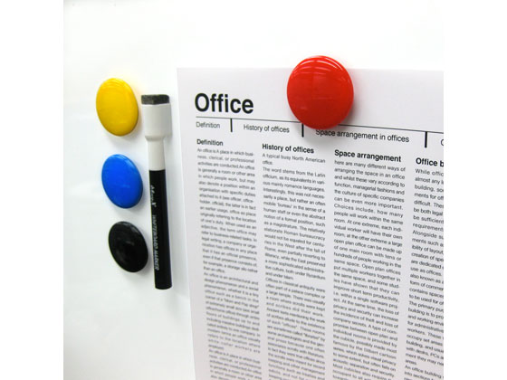 マグエックス カラーボタンφ40 橙 12個入り MFCB-40-12P-O 1パック(ご注文単位1パック)【直送品】