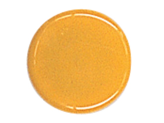 マグエックス カラーボタン 中 黄 5個入 MFCB-30-5P-Y 1パック（ご注文単位1パック)【直送品】