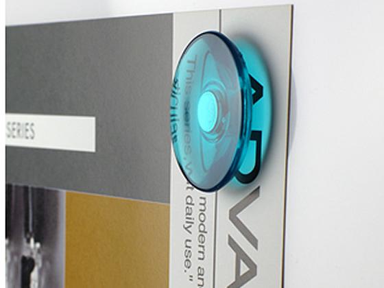 ソニック プッシュマグネット 色込 直径30mm MG-796 1セット(ご注文単位1セット)【直送品】