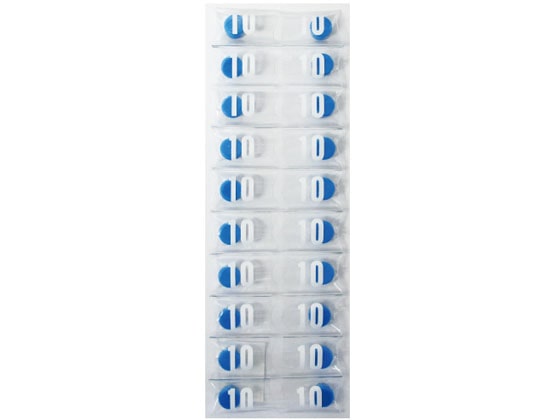 ミツヤ カラーマグネット 丸型 #10 青 20個 MR-10-BU 1パック（ご注文単位1パック)【直送品】